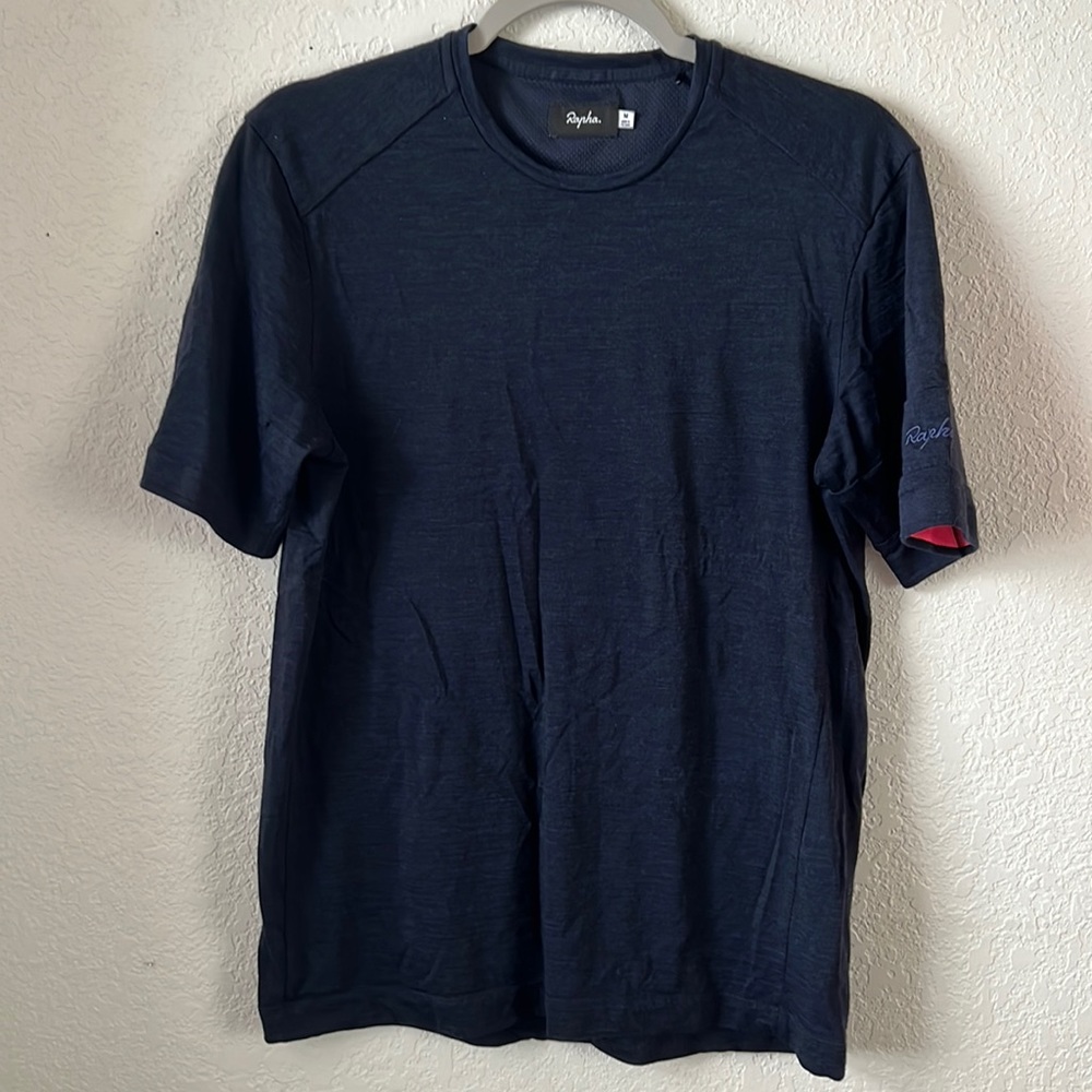 Rapha Merino T-Shirt Men’s M Navy/Pink